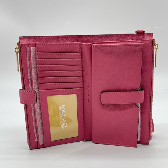 Michael Kors Large Double Zip Wallet Wristlet - Picture 6 of 7